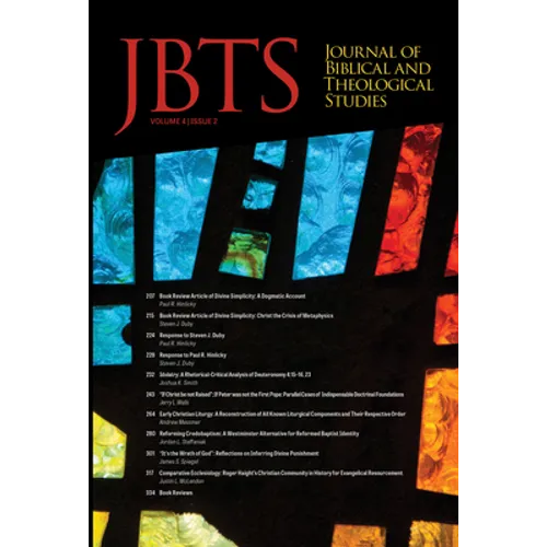 Journal of Biblical and Theological Studies, Issue 4.2 - Paperback