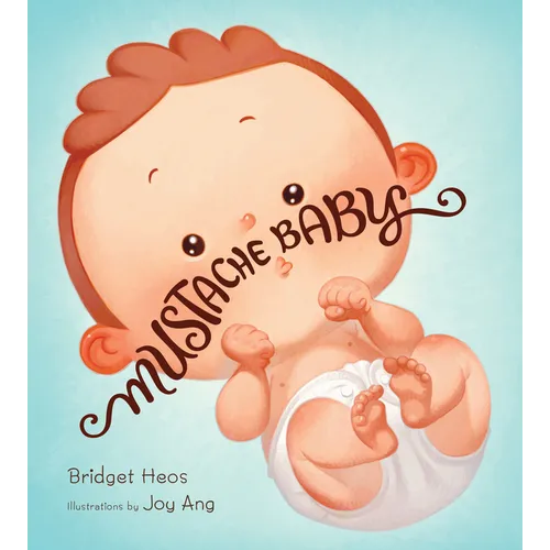 Mustache Baby Board Book - Board Book