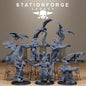 3D Printed Solaris Dragon Squad by StationForge Miniatures