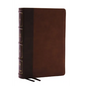 Nkjv, Large Print Thinline Reference Bible, Blue Letter, MacLaren Series, Leathersoft, Brown, Comfort Print: Holy Bible, New King James Version - Imitation Leather