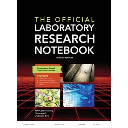 The Official Laboratory Research Notebook (100 Duplicate Sets): . - Paperback