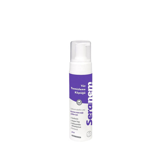 Seranem Facial Cleansing Foam 200ml - Gentle Skincare for Effective Face Cleaning