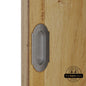Barn Door Full Radius with Wings Flush Pull