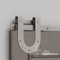 Horseshoe Heavy Duty Sliding Barn Door Hardware Kit
