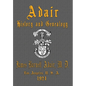 Adair History and Genealogy - Hardcover