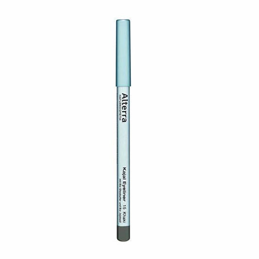 Alterra Vegan Kajal Eyeliner No.15 Haki - Precise, Long-Lasting, Ophthalmologically Tested Eye Makeup