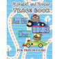 Alphabet And Number Trace Book: Learn to Print Race Car Workbook For Kids - Paperback