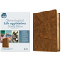 KJV Chronological Life Application Study Bible, Second Edition (Leatherlike, Heritage Oak Camel) - Imitation Leather