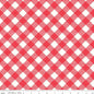 Red Cayenne Lori Holt Bee Ginghams Cotton Wideback Fabric per yard
