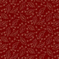Red Holly Cozy Christmas Cotton Wideback Fabric per yard