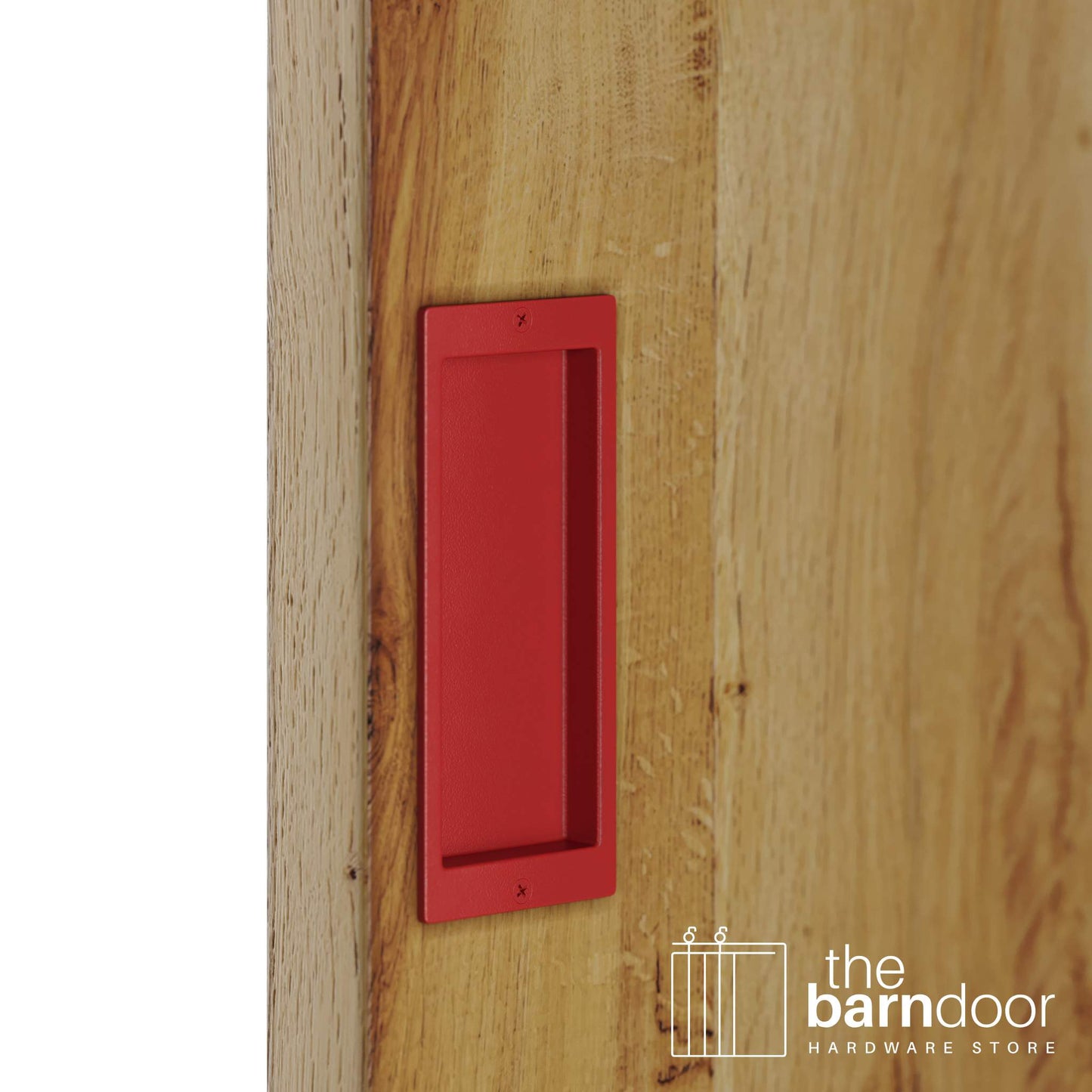 Barn Door Square Corner Flush Pull
