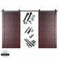 Fishbone Double Barn Door Kit | Black Hardware