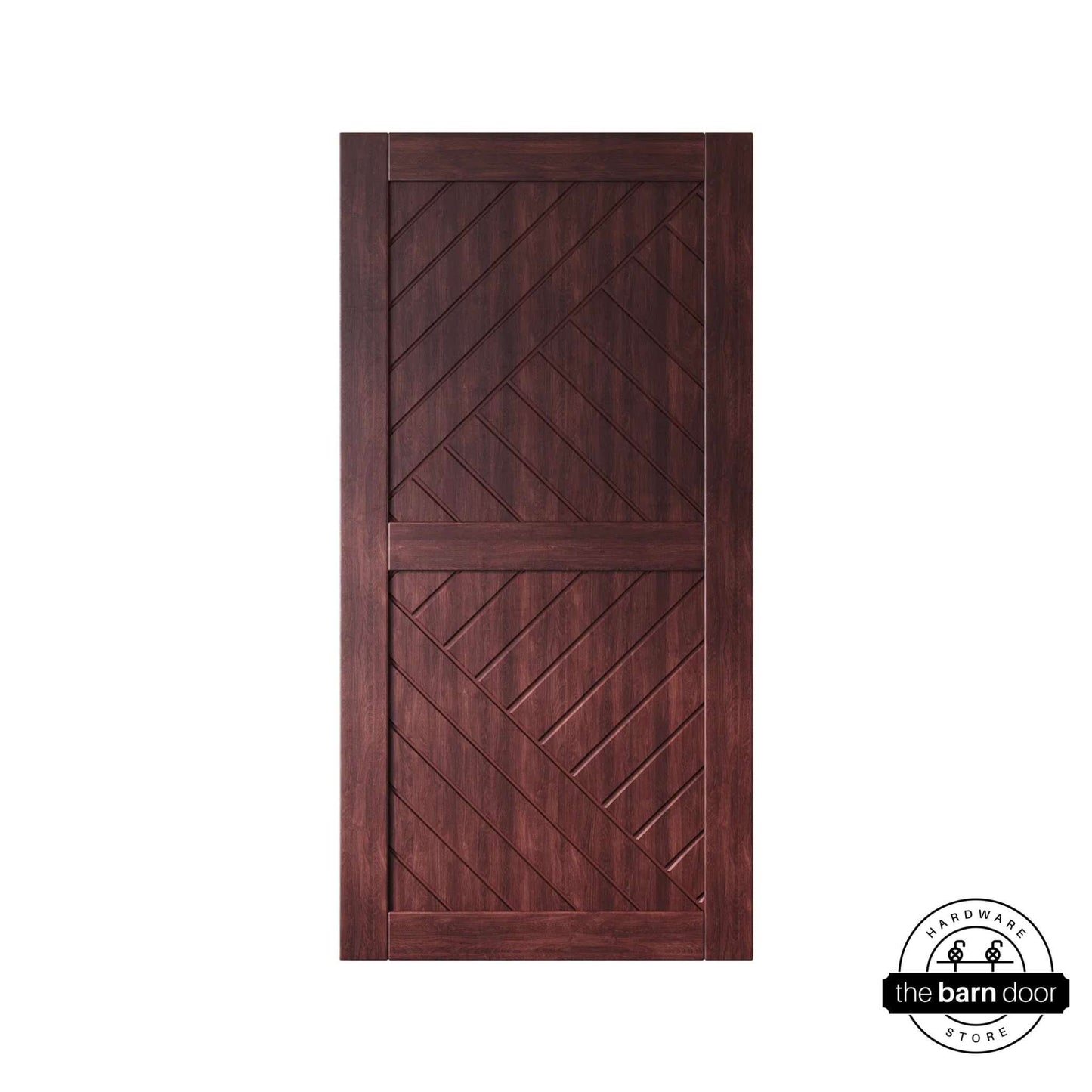 Pine Wood Patterned DIY Barn Door | 80"-84" x 26"-50"