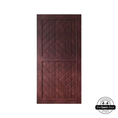 Pine Wood Patterned DIY Barn Door | 80"-84" x 26"-50"