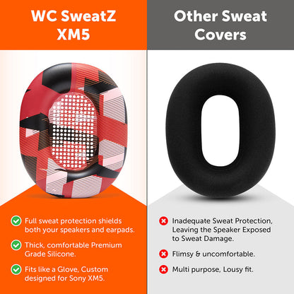 Sony WH-1000XM5 Earpad Sweat Covers - WC SweatZ