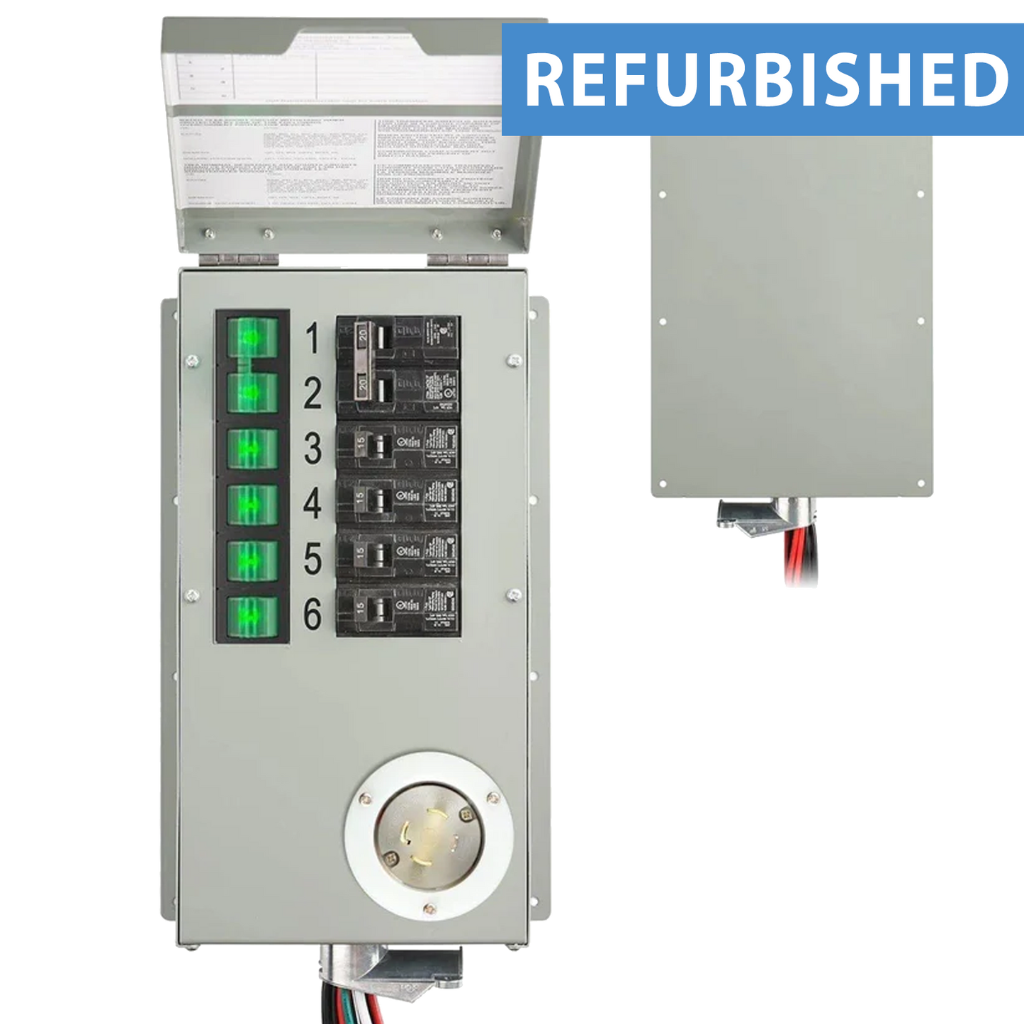 Refurbished - Nature's Generator 120V/240V 30A 6-Circuit Manual Transfer Switch
