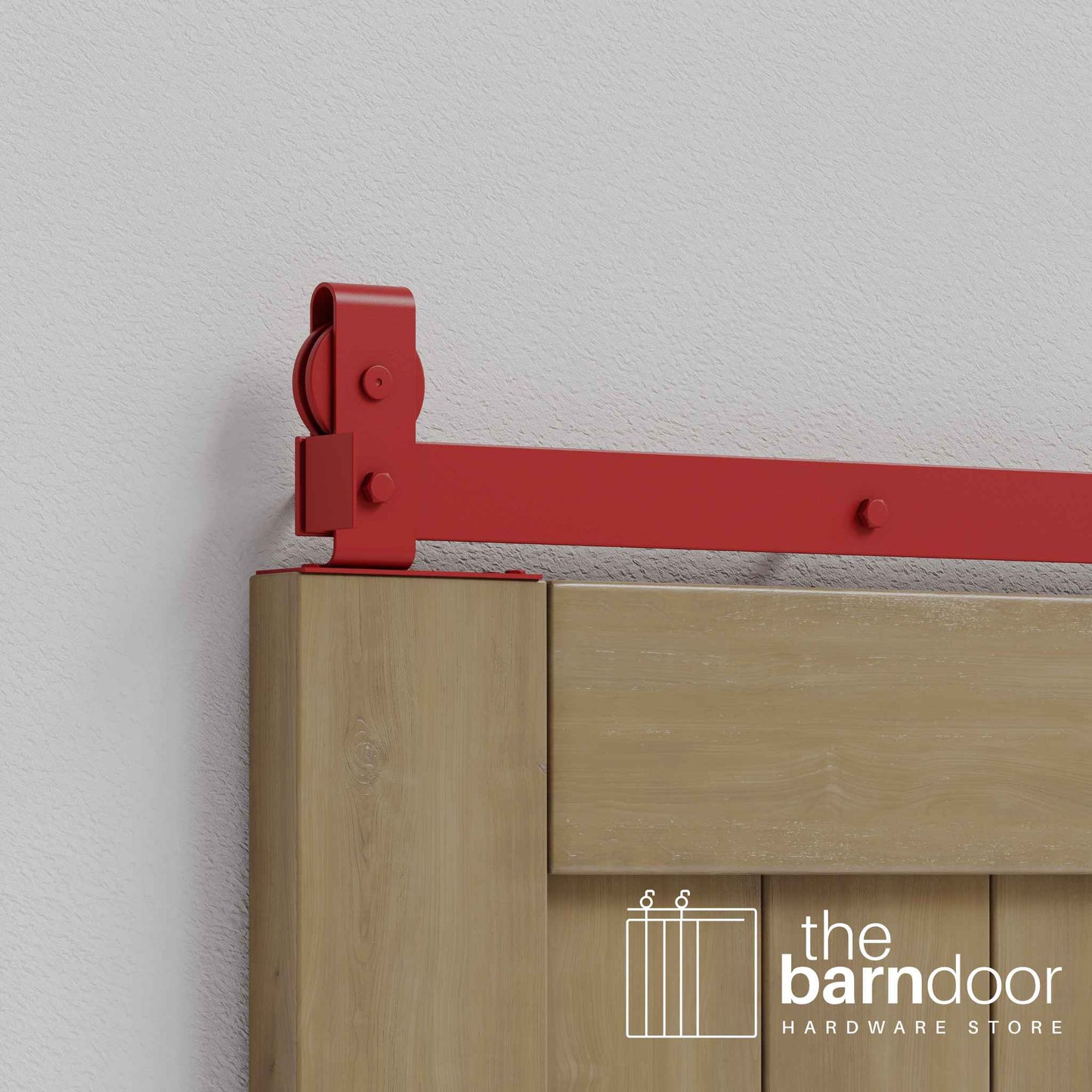 J Top Mount Heavy Duty Bifold Barn Door Hardware Kit | 2 Door Kit