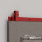 Flat Top Top Mount Heavy Duty Sliding Barn Door Hardware Kit