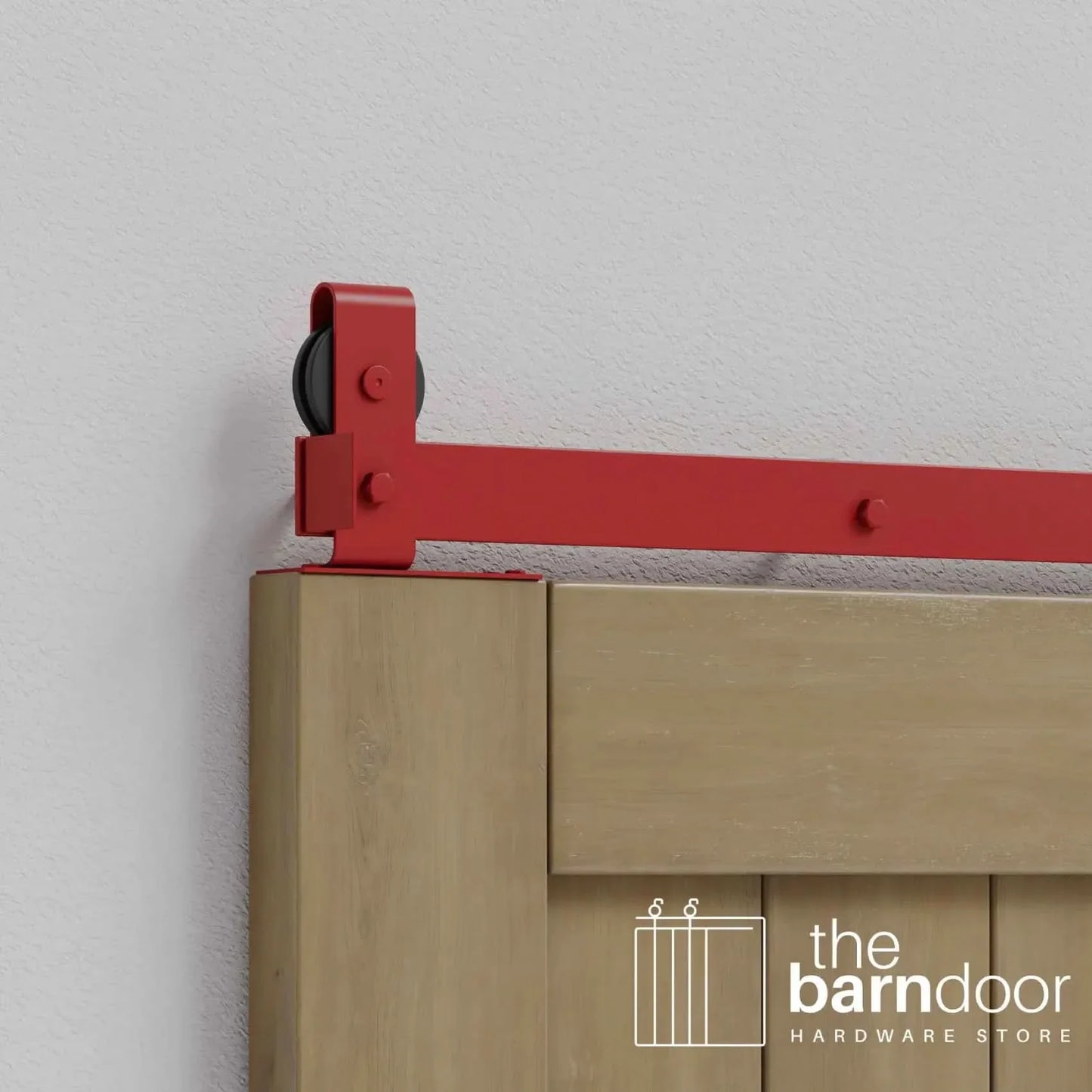 Modern J Top Mount Bifold Barn Door Hardware Kit | 2 Door Kit