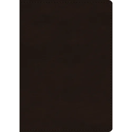 ESV Single Column Journaling Bible, Large Print (Trutone, Deep Brown) - Imitation Leather