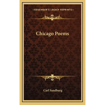 Chicago Poems - Hardcover