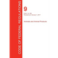 CFR 9, Parts 1 to 199, Animals and Animal Products, January 01, 2017 (Volume 1 of 2) - Paperback