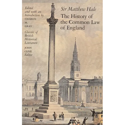 The History of the Common Law of England - Paperback