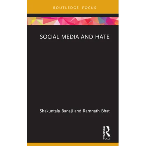 Social Media and Hate - Hardcover