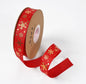 Ribbon Printed Christmas Design Decoration Gift Packing