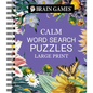 Brain Games - Calm: Word Search - Large Print - Spiral