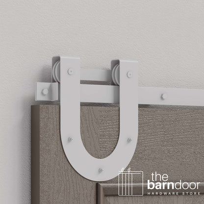 Horseshoe Heavy Duty Sliding Barn Door Hardware Kit
