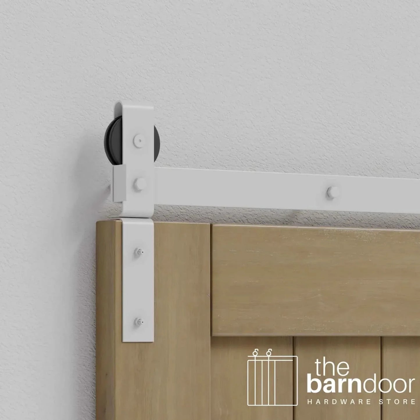 Classic J-Strap Bifold Barn Door Hardware Kit | 2 Door Kit