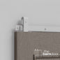 J Top Mount Heavy Duty Sliding Barn Door Hardware Kit