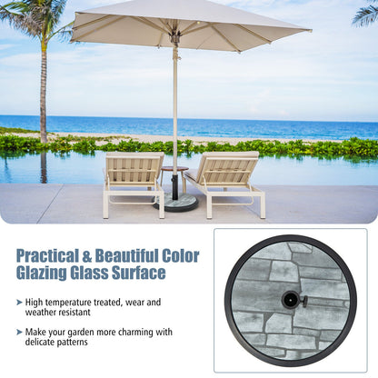 35lbs Umbrella Base with Built-in Cement