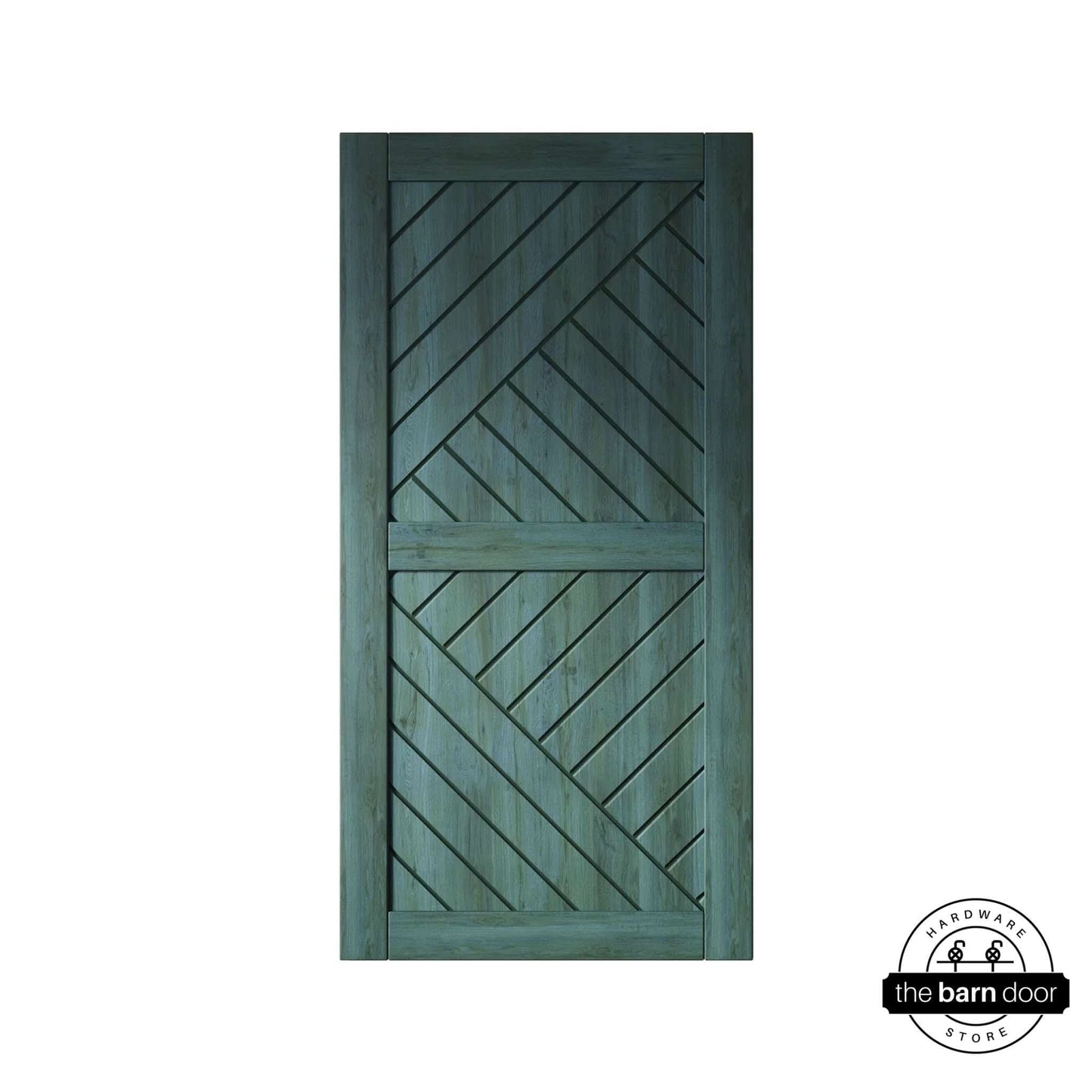 Pine Wood Patterned DIY Barn Door | 80"-84" x 26"-50"