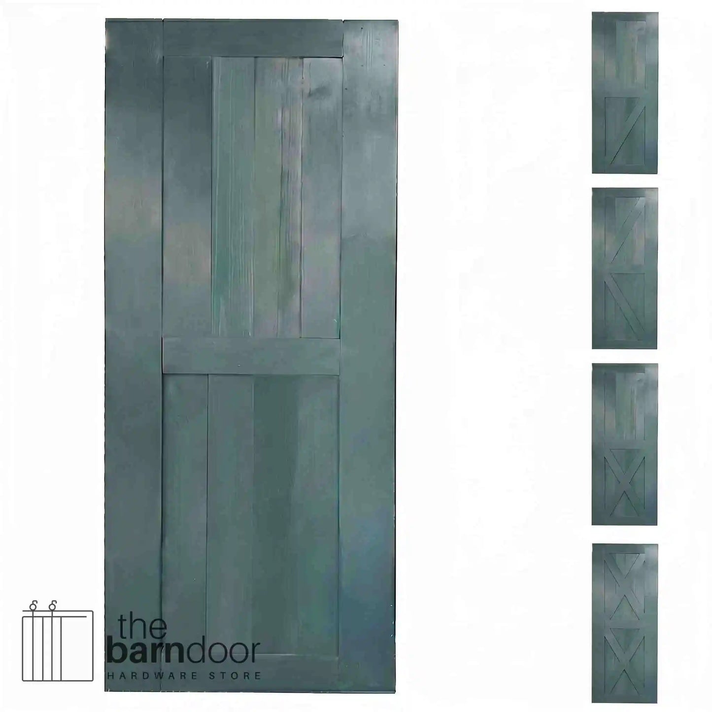 Natural Pine Wood Barn Door | 80", 84", 96" x 20"-60"