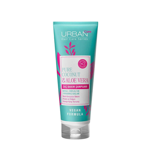 URBAN Care Coconut and Aloe Vera Hair Shampoo - Nourishing, Natural, 250ml