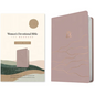 The Message Women's Devotional Bible Large Print (Leather-Look, Dusty Blush) - Imitation Leather