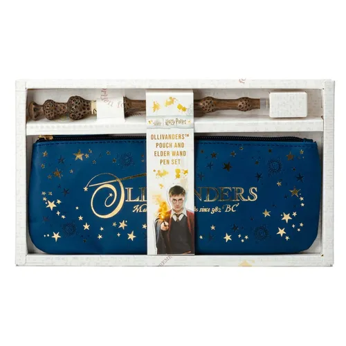 Harry Potter: Ollivanders(tm) Pouch and Elder Wand Pen Set - Paperback
