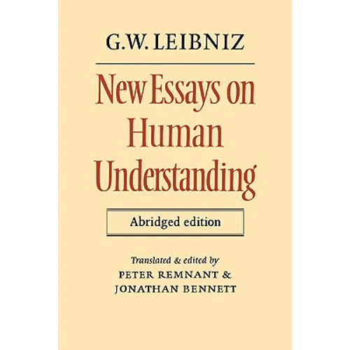 New Essays on Human Understanding Abridged Edition - Paperback
