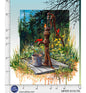 Rusted Water Pump  Meadow Perch MPER-6110-PA Cotton 44/45 Fabric Per Yard