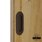 Barn Door Full Radius Flush Pull