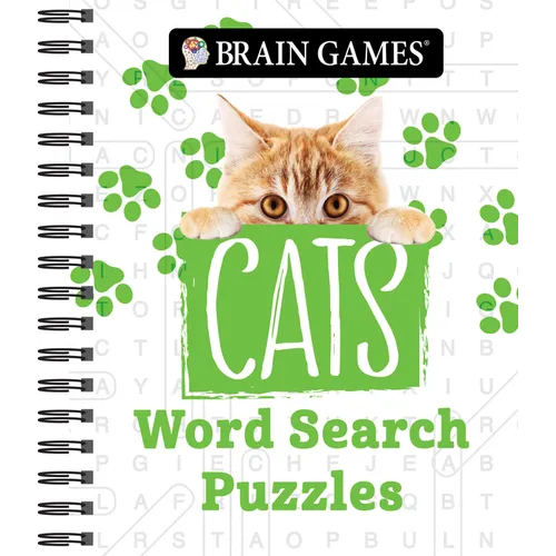 Brain Games - Cats Word Search Puzzles - Spiral