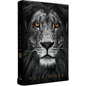 KJV Holy Bible, Large Print, Handy Size Format, Hardcover, Lion of Judah, Ribbon Marker, and Red Letter - Hardcover