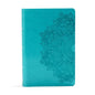 KJV Large Print Personal Size Reference Bible, Teal Leathertouch Indexed - Imitation Leather