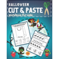 Halloween Cut & Paste Workbook for Kids: Activity Puzzle Book for Preschool Children Scissor Skills Kids - Paperback