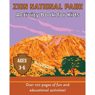 Zion National Park Activity Book for Kids: For ages 3-5 - Paperback