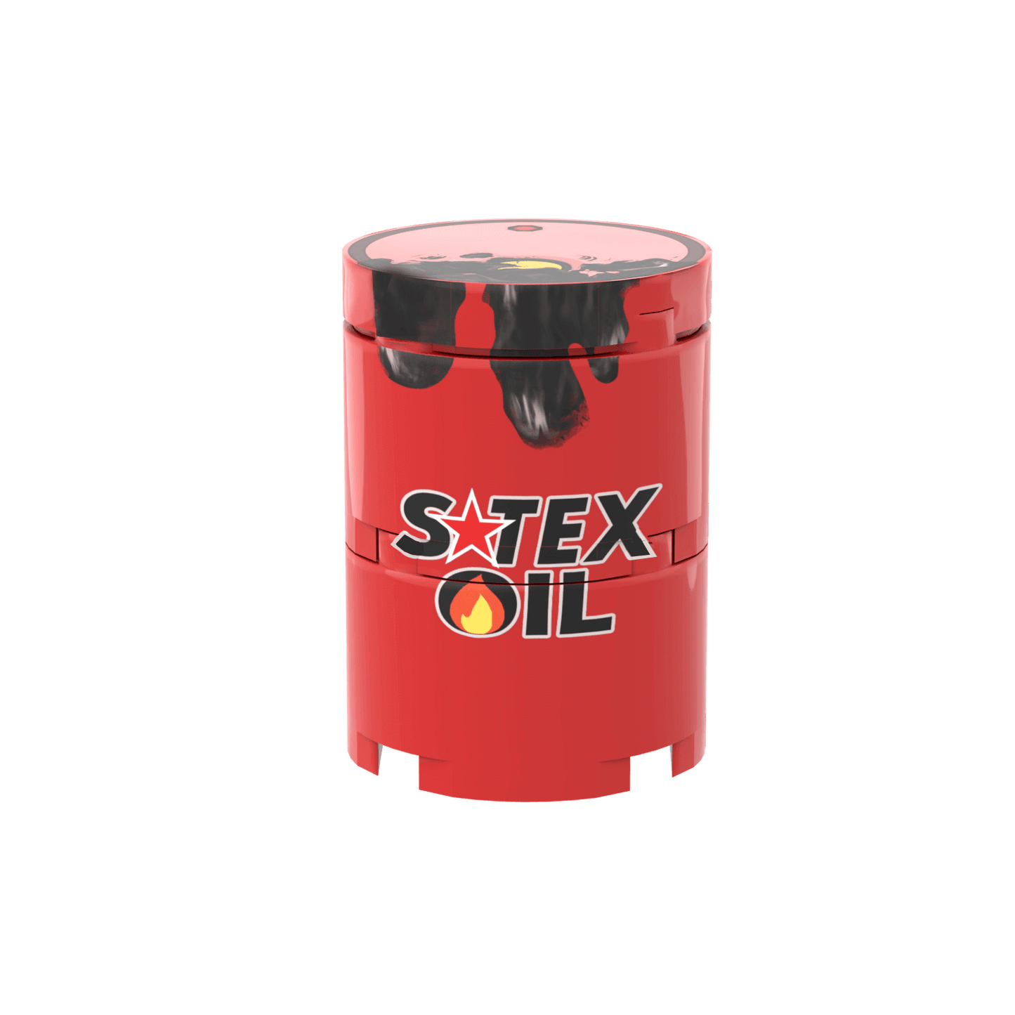 S-Tex Leaking Oil Barrel - Printed 2x2 Bricks - Made Using LEGO® Parts
