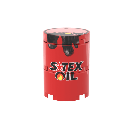 S-Tex Leaking Oil Barrel - Printed 2x2 Bricks - Made Using LEGO® Parts