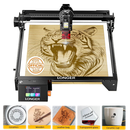 Longer RAY5 Laser Engraver & Cutter – 5W / 10W / 20W with WiFi & Touchscreen